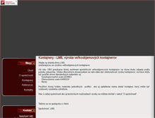 Tablet Screenshot of kontajnery-lms.sk